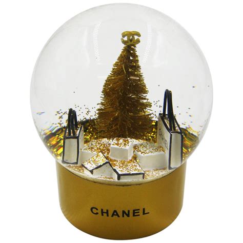 chanel christmas snow globe 2018|Chanel snow globe for sale.